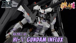 P-Bandai HG Hi-Nu Gundam Influx Review | Gundam Build Fighters Amazing