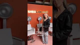 A BALD girl at a HAIR event???