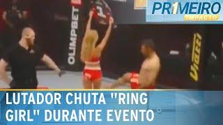 Lutador iraniano é banido após chutar “ring girl” em evento | Primeiro Impacto (24/04/24)