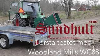 Första testet med Woodland Mills WC88 i Sundhult