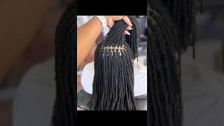 Neat Retie on Microlocs | Sisterlocks |  #sisterlocks #microlocs #sisterlockstyles #microlocstyles