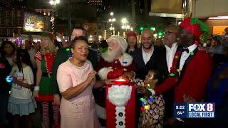 New Orleans officials throw switch for holiday lights, shopping season on Canal Street