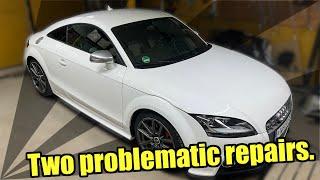 Repairing two problematic hoods. Ремонт двух проблемных капота.
