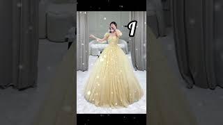 Choose your name ️ 1st letter and see your amazing gown #eveningdress#beautylook#shortsfeedyt