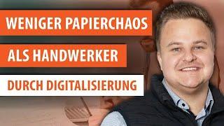 ENTHÜLLT:  70 % weniger Papierchaos auf dem Schreibtisch - So klappt es !