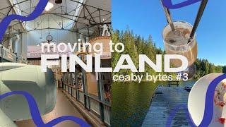 moving to finland vlog (ceaby bytes #3): travelling, settling in, shopping, cafes, campus events