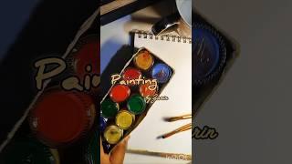 Yellow theme painting part 1.... ..sunflower... #viralvideo #painting #fypシ゚viral #art