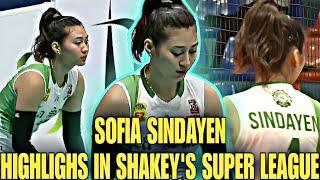 SOFIA SINDAYEN HIGHLIGHTS IN SHAKEY'S SUPER LEAGUE!