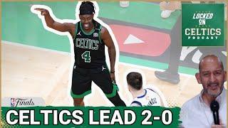 Boston Celtics beat Dallas Mavericks, take 2-0 Finals lead behind defense, Jrue Holiday