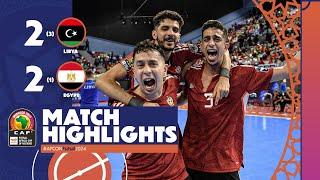 AFCON Futsal 2024 l Libya 2-2 Egypt l 3rd Place Game