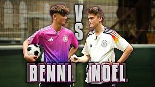 FUßBALL-TEAM IN 1h FINDEN! | Benni vs Noel