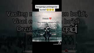 Sevgisiga yetolmaganlar Allohim eng yaxshisini nasib etsin #armon #ayriliq #soginch #hijron #sevgi