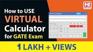 How to use GATE Virtual calculator? | MADE EASY
