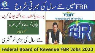 FBR Jobs in Pakistan 2022 | Federal Board of Revenue Jobs | Be Jobian