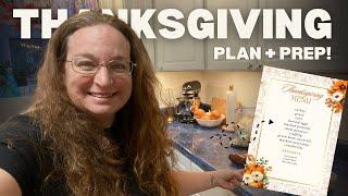 Thanksgiving MENU, TIMELINE, SERVING DISH TRICK // Prep and Plan for 10 People!