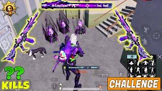  OMG !! SUPER RICH SQUAD & X-SUIT CHALLENGED ME & MY NEW MAX LEVEL 8 M416 WITH  ON-HIT IN BGMI