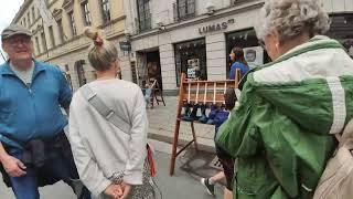 Munich city centre on the day of the 2024 European elections