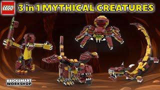 LEGO 31073 Creator 3 in 1 Mythical Creatures + Alternate Model Digital Speed Build