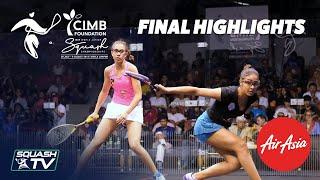 Squash: El Hammamy v Shiha - WSF World Junior Champs 2019 Women's Final Highlights