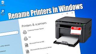 How to Rename Printer Name in Windows 10