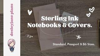 Sterling Ink Notebooks & Covers - unboxing & fitting