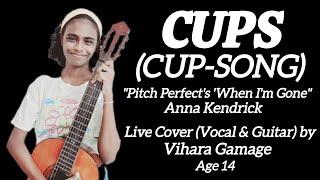 ┃Cups - Song┃When I’m Gone┃Live English (Vocal & Guitar) Cover by Vihara Gamage┃Age 14┃12.07.2024┃