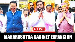 Live: Maharashtra cabinet expansion | Rajbhawan | Devendra Fadnavis | Eknath Shinde | Ajit Pawar