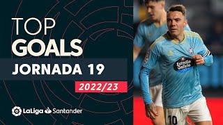 Todos los goles de la jornada 19 de LaLiga Santander 2022/2023