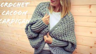 HOW TO CROCHET COCOON CARDIGAN / EASY AND UNIQUE#Crochetcacooncardigan