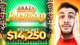 DOING $14,000 SPINS ON CRAZY PACHINKO GAME SHOW!! (INSANE WINS)