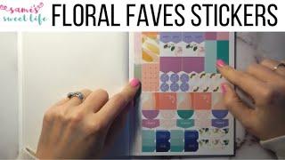 PLUM PAPER PLANNER STICKERS FLIP THROUGH | Floral Faves Sticker Book