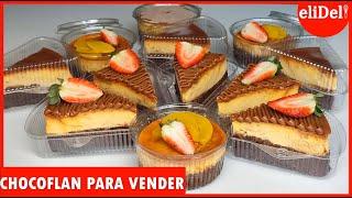 CHOCOFLAN SIN HORNO para NEGOCIO 2 opciones 1 receta PARA VENDER