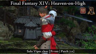 Final Fantasy XIV: Heaven-On-High - Solo Viper clear [F1-100 | Patch 7.0]