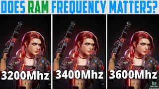 Ryzen 5 5600G: Does RAM Frequency Matter? 3200MHz vs 3400MHz vs 3600MHz