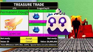 Trading PERMANENT Logia Fruits For 50 Hours [Blox Fruits]
