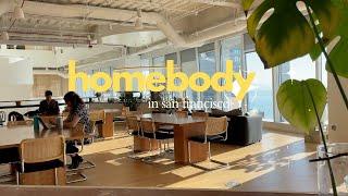 homebody in sf - wfh @ wework, nespresso x blue bottle tasting, malatang, hmart haul, making galbi