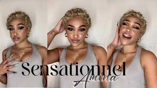 It’s giving BIG CHOP‼️ | Pixie cut short curly synthetic wig | Sensationnel Shear Muse AMINA