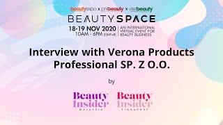 Beauty Space x Beauty Insider - Interview with Verona Products Professional SP. Z O.O.