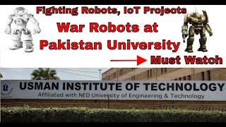 Pakistan Developers Conference | Usman Institute of Technology | Robotics Projects | Pakistan | Vlog