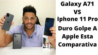 Samsung Galaxy A71 VS IPhone 11 Pro Max Duro Golpe ya que el A71 Le Da una Buena Pelea en Velocidad