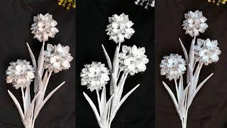 DIY PomPoms Flowers from Foam Eva || Easy to make PomPoms Flowers