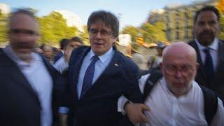 Puigdemont back in either his office in France or Brussels, according to his lawyer