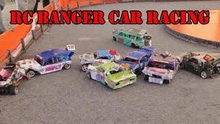 CRASH ! BANG ! WALLOP ! EXTREME KENT CARPET OVAL EP BANGER CAR RACING SOUTHERN RC MODEL SHOW - 2019