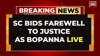 Supreme Court Bids Farewell To Justice AS Bopanna | SCBA Event | Supreme Court Live