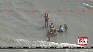 DESDE EL AIRE, ELAMBITO.COM ACOMPAÑÓ A BAÑISTAS DE LAS PLAYAS DEL ATLÁNTICO