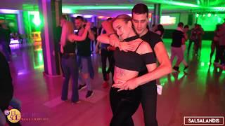 Mario & Valeria social dancing Bachata @ El Sol Warsaw Salsa Festival 2019