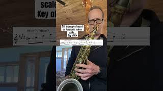 7th arpeggios based on C# harmonic minor scale #saxophone #jazz #musictheory #improvisation