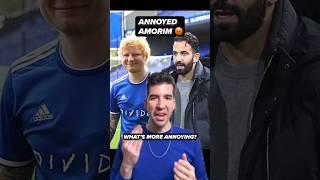 Ed Sheeran Interrupts Ruben Amorim’s Interview 