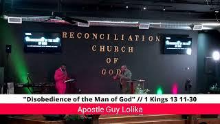 Disobedience of the man of God // Apostle Guy Lolika