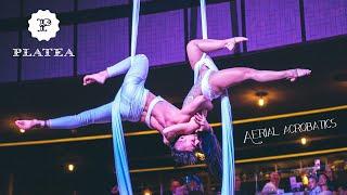 AERIAL ACROBATICS SHOWS in Platea Madrid